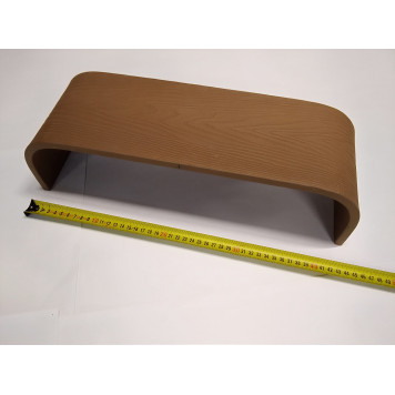 Ламель сиденья (600) из термоформованного гнутого ДПК -4