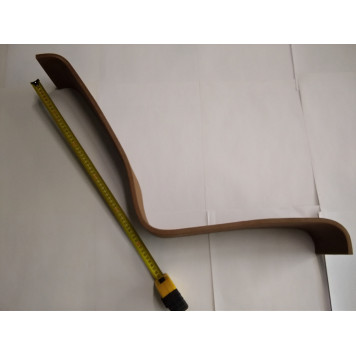 Ламель сиденья (1000) из термоформованного гнутого ДПК -4