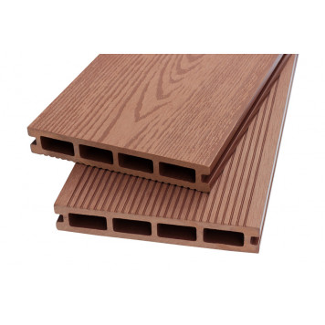 Террасная доска NEXTWOOD Optimal. Двухсторонняя: вельвет  / текстура под дерево-1