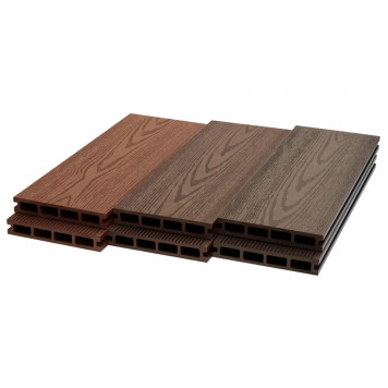 Террасная доска NEXTWOOD Optimal. Двухсторонняя: вельвет  / текстура под дерево