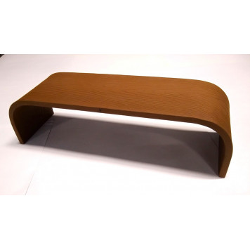 Ламель сиденья (600) из термоформованного гнутого ДПК 